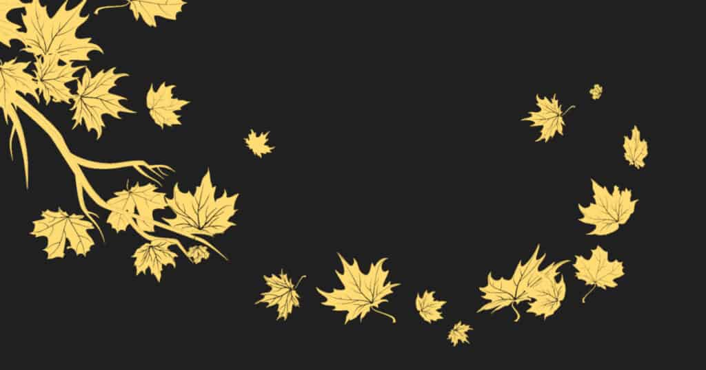 Kichaka is Killed - Featured Image - Picture of leaves falling off a tree, representing death and change
