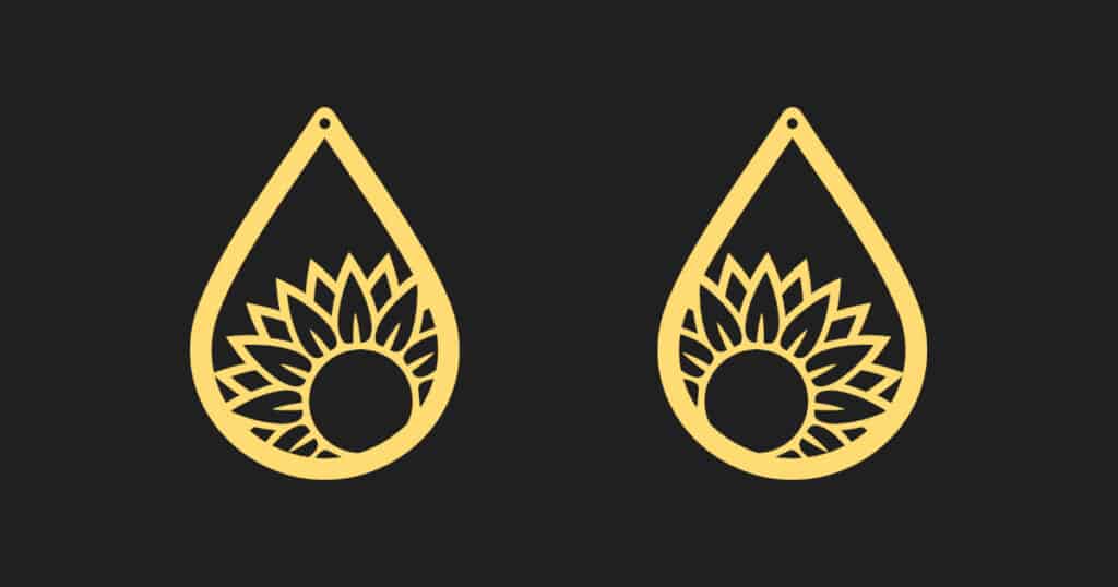 Mahabharata Paushya Parva - Featured Image - Picture of a pair of sunflower-shaped earrings. Representing Uttanka's quest.