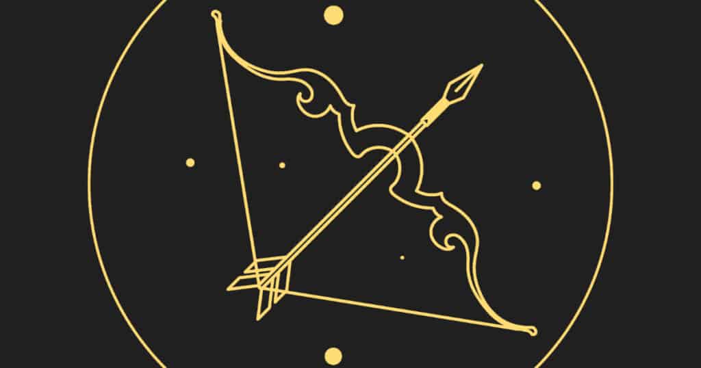 Mahabharata Parvas - Vaivahika - Featured Image - Picture of a celestial bow and arrow representing the wedding of Abhimanyu